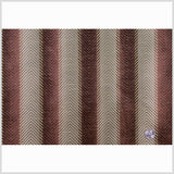 Chocolate/Mint Stripes Shantung /Dupioni