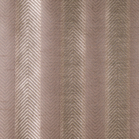 Baby Pink/Victorian Gold Stripes Shantung /Dupioni