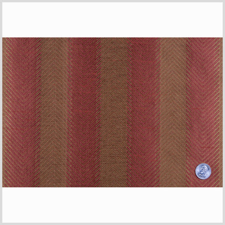 Rustique/Plateau Gold Stripes Shantung /Dupioni
