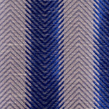 Sparta Blue/Cashmere Stripes Shantung /Dupioni