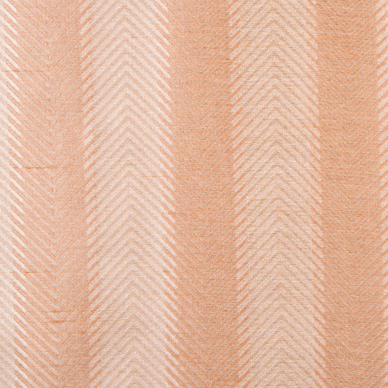 Cinnamon/Soft Gold Stripes Shantung /Dupioni