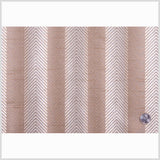 Bronze/Candlelight Glow Silver Stripes Shantung /Dupioni