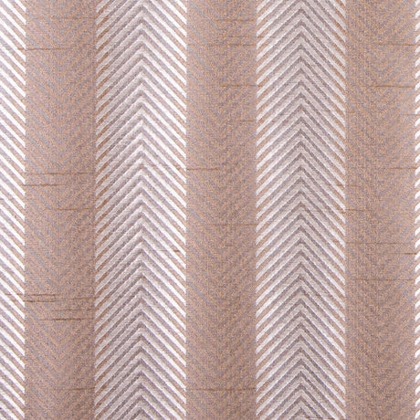 Bronze/Candlelight Glow Silver Stripes Shantung /Dupioni