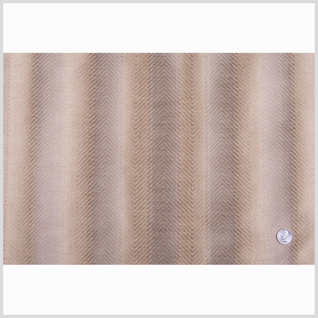Victorian Gold/Bronze Stripes Shantung /Dupioni