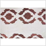Chocolate/Copper Damask Sheer