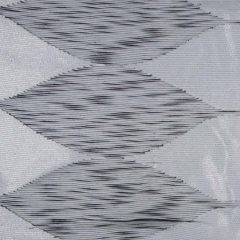 Black/Silver Diamonds Sheer