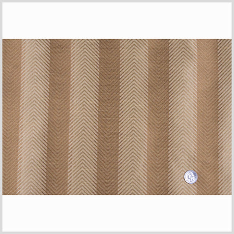 Victorian Gold/Stone Stripes Shantung /Dupioni