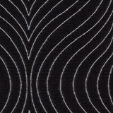 Iridescent Black/White Geometric Woven