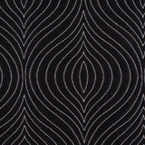 Iridescent Black/White Geometric Woven