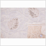 Beige/Victorian Gold Floral Shantung /Dupioni