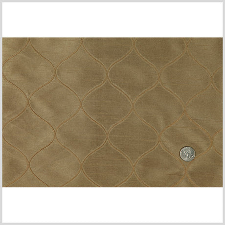 Taupe Diamonds Embr & Eyelet