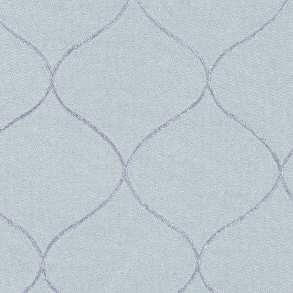 Blue Diamonds Embr & Eyelet