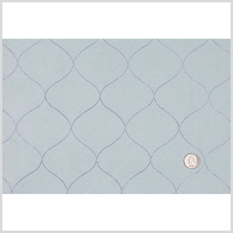 Blue Diamonds Embr & Eyelet