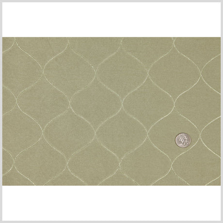 Green Diamonds Embr & Eyelet