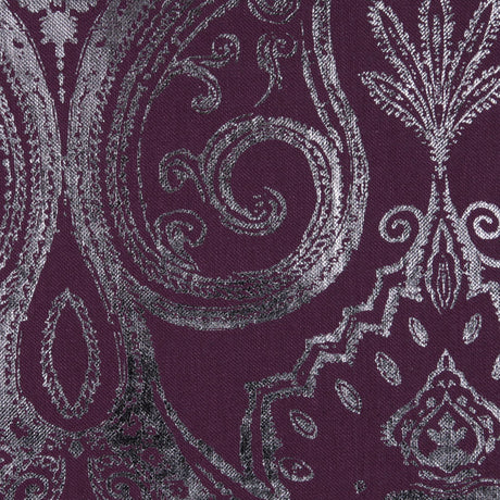 Aubergine Damask Prints