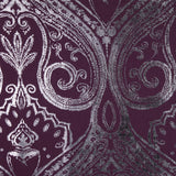Aubergine Damask Prints