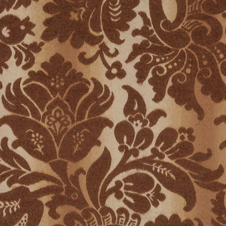Beige/Brown Floral Brocade