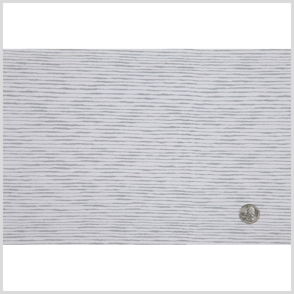 Gray Stripes Faux Suede