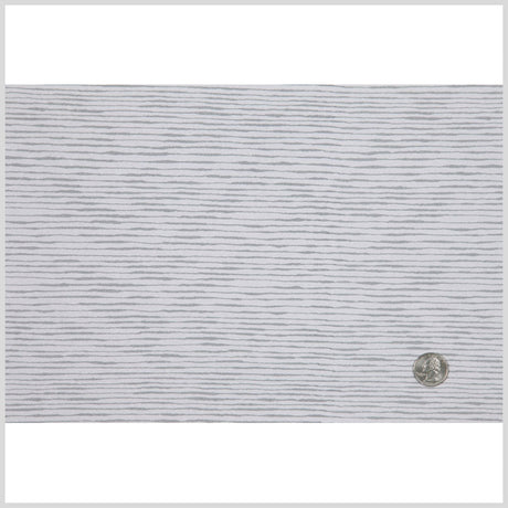 Gray Stripes Faux Suede