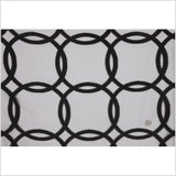 Black 40350 Geometric Sheer