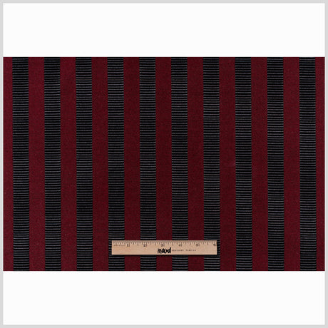 Maroon 803 Stripes Woven