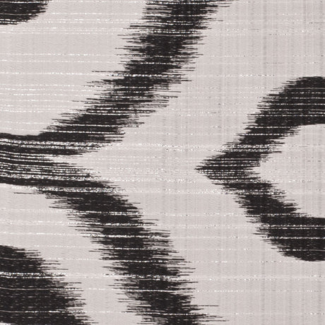 Black/White 40950 Ikat Woven