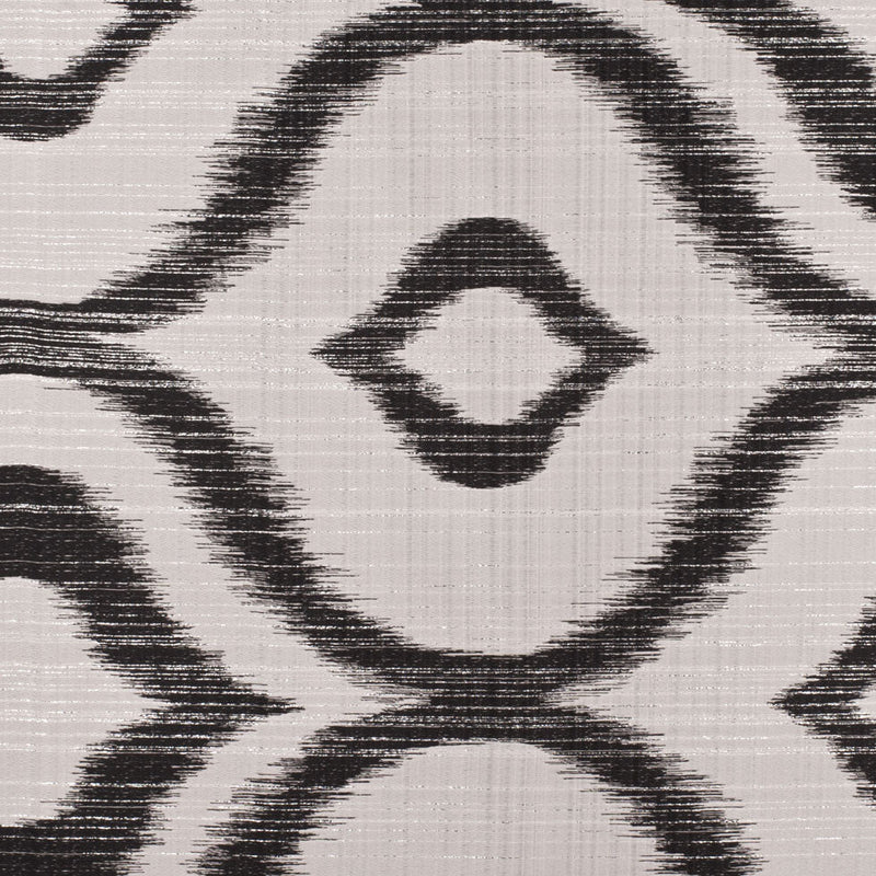 Black/White 40950 Ikat Woven