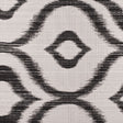 Black/White 40950 Ikat Woven
