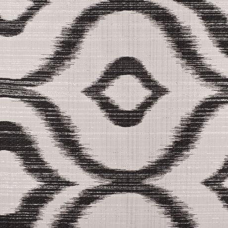 Black/White 40950 Ikat Woven