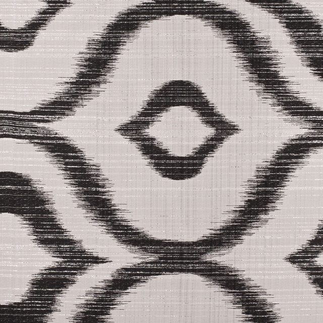 Black/White 40950 Ikat Woven