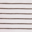 Ivory/Chocolate Stripes Striped Sheer