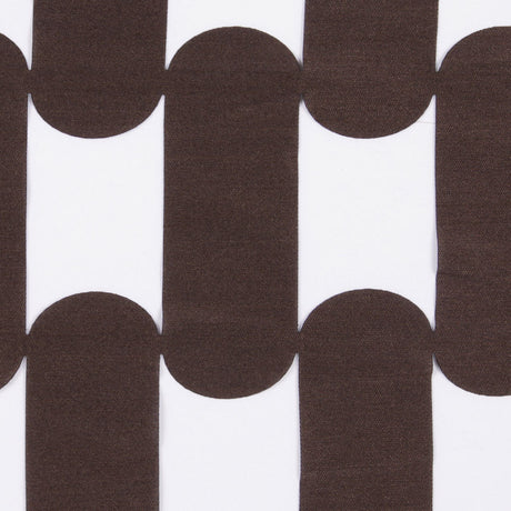Dark Brown Lazer Cut Polyester