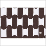 Dark Brown Lazer Cut Polyester