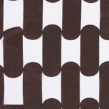 Dark Brown Lazer Cut Polyester