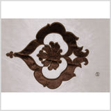 Brown/Cream Floral Velvet