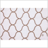 Ivory Flock Sheer Flock