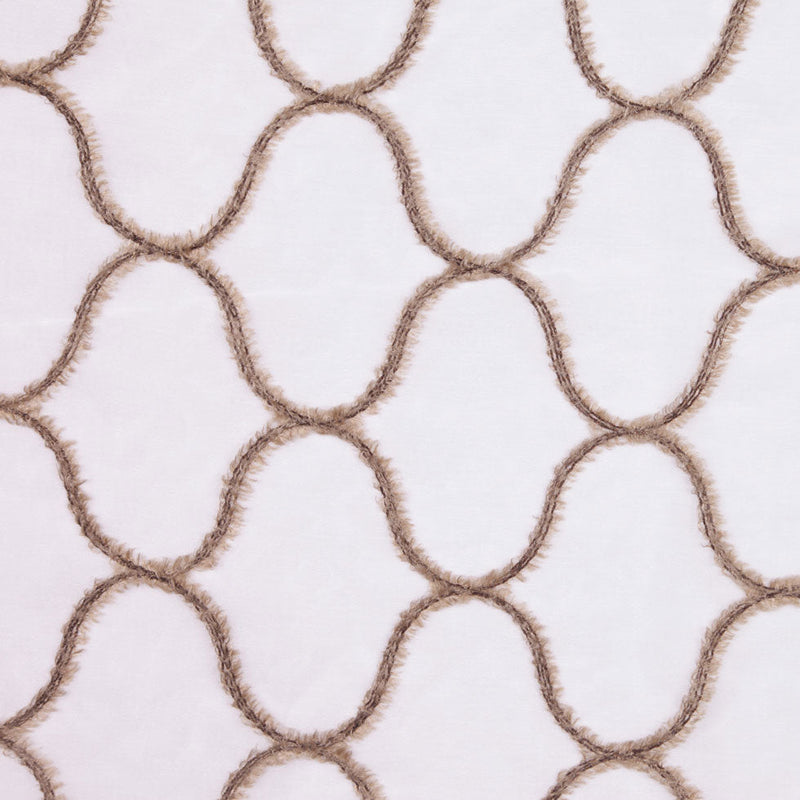 Ivory Flock Sheer Flock