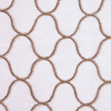Ivory Flock Sheer Flock