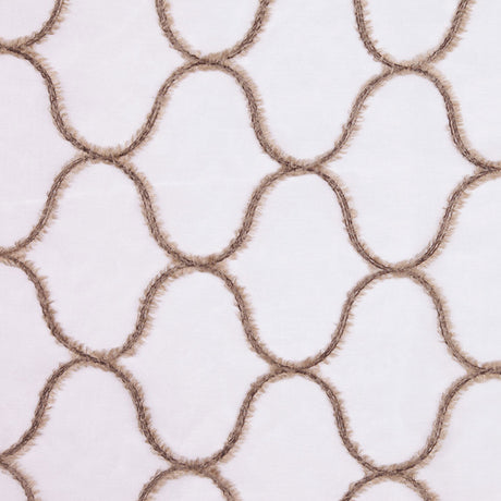 Ivory Flock Sheer Flock