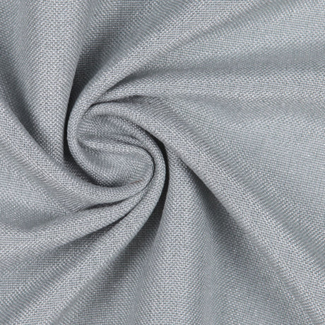 Spa/Metallic Silver Solid Linen Lame
