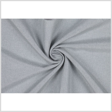 Spa/Metallic Silver Solid Linen Lame