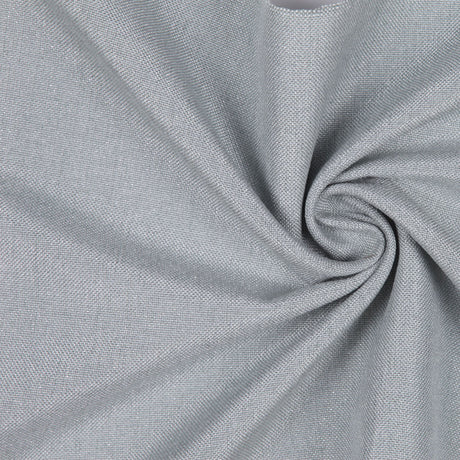 Spa/Metallic Silver Solid Linen Lame