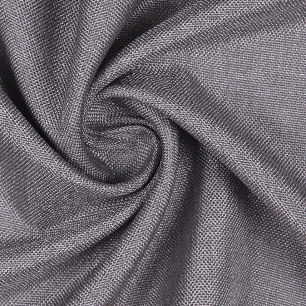 GrayMetallic Silver Solid Linen Lame