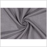 GrayMetallic Silver Solid Linen Lame