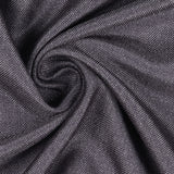 CharcoalMetallic Silver Solid Linen Lame