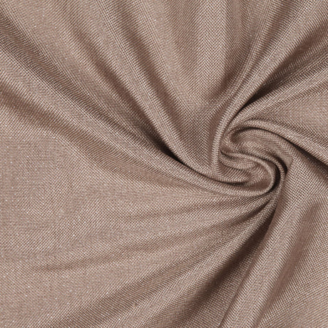 Latte/Metallic Silver Solid Linen Lame