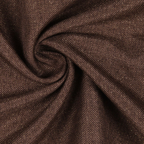 Espresso/Metallic Gold Solid Linen Lame