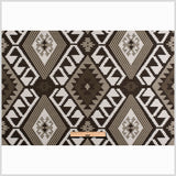 Chocolate/Cream Ikat
