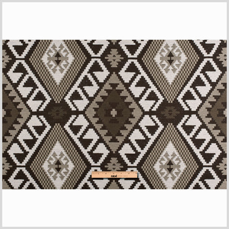 Chocolate/Cream Ikat