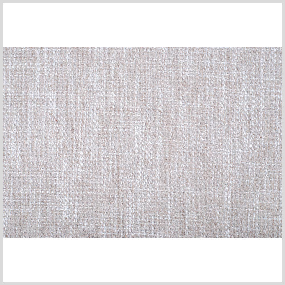 Sand/Cream Solid Woven Boucle